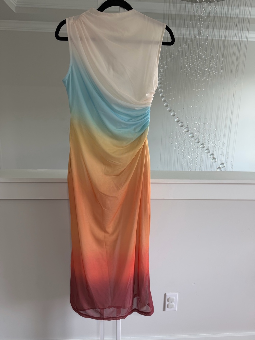 Commense Ombre Mesh Dress in Pastel Gradient - Picture 5 of 9